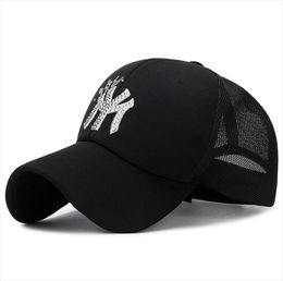 Opruimen verstelbare hoed Adult Buckle Closure Dad Sports Golf Cap Black voor League Baseball Team4616246