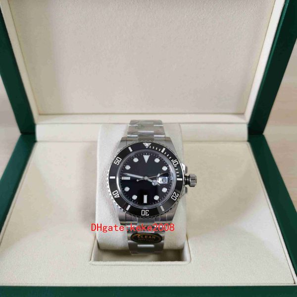 Relojes limpios Relojes de pulsera 126610 41 mm Acero inoxidable Esfera negra 904L Cerámica ETA 3235 Movimiento Mecánico automático Reloj resistente al agua para hombre Caja original incluida