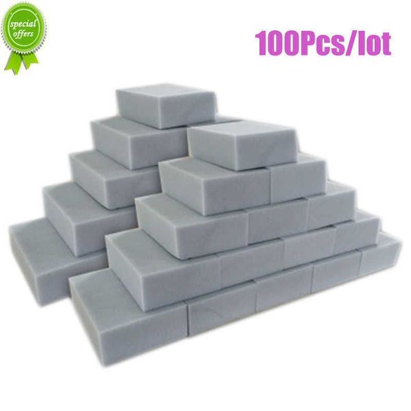 Limpiador 100 unids/lote esponjas de limpieza mágica melamina gris nuevo borrador de esponja Nano multifuncional blanco 10x6x2cm Lbspl