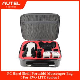 Limpiadores Autel Robotics Evo Lite Series Pc Hard Shell Portabld Messenger Bag Impermeable Shell Handle Black Battery Drone Case para Lite