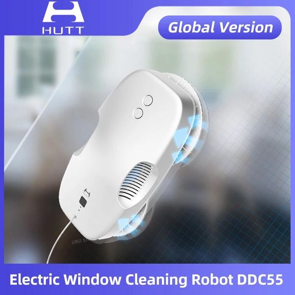 Cleaners Hutt DDC55 Robot de nettoyage de vitres Aspirateur de vitre électrique Robot lave-verre Lavage mural Essuie-glace pour appareils électroménagers