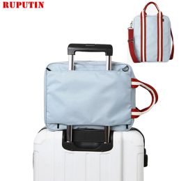 Nettoyers Ruputin Men Small de voyage Sacs de voyage pliable Sac de week-end Femelle Cubes d'emballage Tote Lage Storage Organisateur Collation Pouche