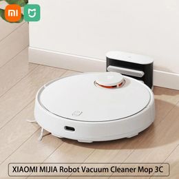 Schoonmakers Xiaomi Mijia Robotstofzuiger 3c voor thuis Vegen Wassen Dweilen Stof Lds Scan 4000pa Cycloonzuigapp Smart Planned Map