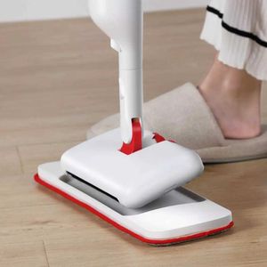 Cleanhome 3 en 1 Spray Sweeper Mop Broom Magic Set Lavage Plancher Nettoyage Balais Bois Dur Humide Pour Ménage À Main Paresseux 210805