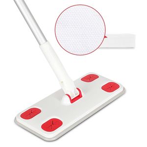 CleanHome Wegwerp Dust Mop met 30 Dry Refill Doekjes Pads Professionele hardhouten vloerreiniger voor thuisreiniging 210830