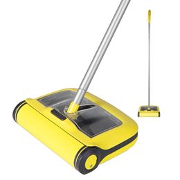 CleanHome Floor Sweeper Microfiber Flat Mop voor Hardhouten Keramische Tegel Laminaat Tapijt Thuis Keuken Huisdier Haarstof Reiniging 210226