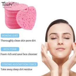 Reiniging 1/6/10/20 stukken make-up verwijderen Gezichtsspons hartvormige cellulose spons gezicht reiniging spons cosmetische puff d240510