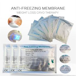 Reinigingsaccessoires 3 verschillende grootte anti -ijskoude membranen antivriesmembraankussen slanke bevriezing voor cryotherapie koude koeling bevroren machin