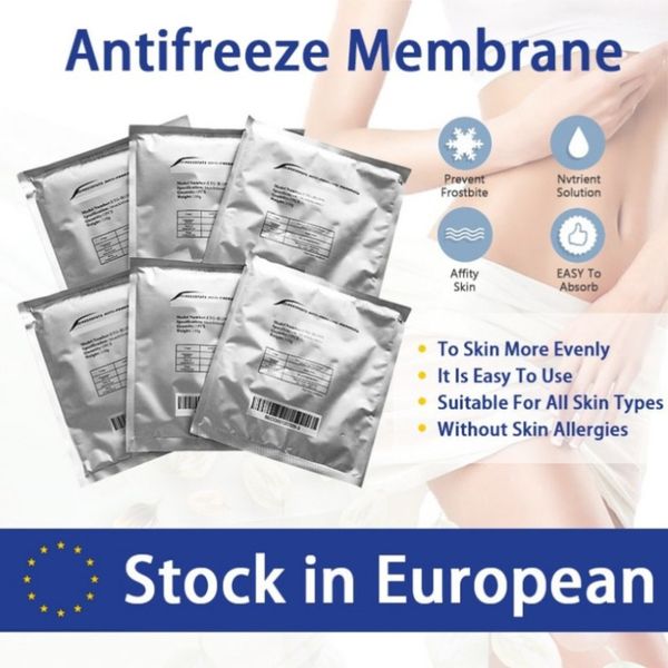 Accessoires de nettoyage Membrane pour Cryolipolyse à 360 ° Double menton Scuplting Fat Cel Image Bodyquipment Approuvé à vendre