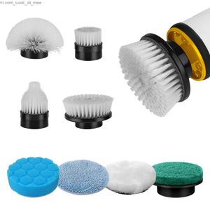 Brosses de nettoyage 8 têtes têtes d'épurateur électrique sans fil remplacement brosse de nettoyage électrique portative pour outil de sol de salle de bain pour notre épurateur Q231220