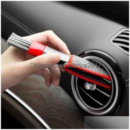 Nettoyage des pinces de voiture Brosse de voiture climatiseur de climatisation