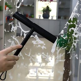 Cepillos de limpieza Limpiaparabrisas para limpieza de vidrio Escobilla de ducha para ventana Limpiaparabrisas de espejo de mango largo Limpiador raspador Accesorios de baño Herramientas de limpieza de vidrio