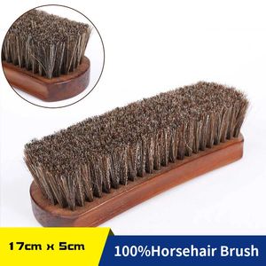 Brosses de nettoyage Brosse à chaussures en crin de cheval Brosse à récurer à la main Brosses en crin de cheval Outil de polissage Nettoyant pour chaussures bottes canapé siège de voiture 231109