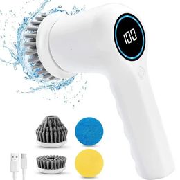 Brosses de nettoyage, brosse de cuisine électrique domestique, Gadgets pour la maison, nettoyeur multifonctionnel, épurateur rotatif 231019