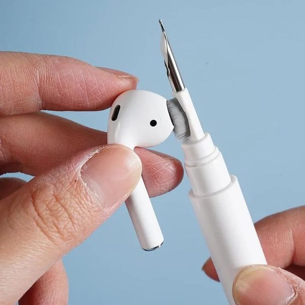 Kit de cepillos de limpieza para Airpods Pro Auriculares Cepillo de pluma de limpieza Estuche de auriculares Bluetooth Herramientas de limpieza