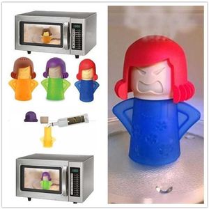 Reinigingsborstels Microwave Oven Stoomreiniger Angry Mama Oven Stoom reinigt gemakkelijk apparaten voor keukenkoelkast. Reiniging Gratis verzending G230523