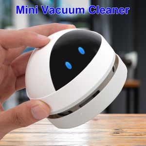 Cleaning Brushes Mini Vacuum Cleaner Protable USB Charging Desktop Table Sweeper With Clean Brush For Home Office Desk Dust 230617