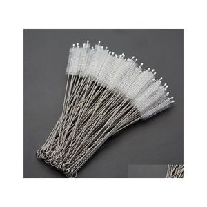 Brosses De Nettoyage Réutilisable En Métal Potable St Nettoyant Brosse Tube À Essai Bouteille Outil En Acier Inoxydable Et Petit Lavage Drop Delivery Accueil G Dhfpm