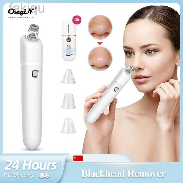 Nettoyage CKEYIN Electric Narhead Remover Avable Vacuum Facial Acné Nettoyer Pimple Pimple Trou Nettoyage Tool BlackSpot Skin Care Tool D240510