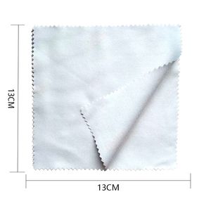 Cleaning Cloths 50pcspack Wholesale Microfiber Glasses Sublimation Heat Press Transfer Blank Eyeglass Clean Lens Antifog 230421