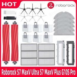 Portes de limpieza Bombilla de polvo de filtro HEPA de cepillo principal para Roborock S7 Maxv S7 Maxv Plus S7 Maxv Ultra G10S Pro Robot Accesorios de vacío 230814