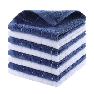 Reinigingsdoeken olanly 100 katoenen vaatdoek voor keuken en huis ultra zacht absorberende handdoek met hangende lus herbruikbaar schoon gereedschap 230505