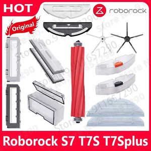 Cleaning Cloths Original Roborock S7 S75 S7Plus Pallet Parts Mop White/Black Side Brush Main Brush/Roll Brush Filter Water Tank Accessorie 230817
