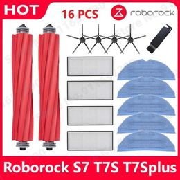 Chiffons de nettoyage Roborock S7 S70 S7Max T7S Plus Brosse principale Filtre Hepa Mop Pad Pièces de rechange Accessoires pour aspirateur 230818
