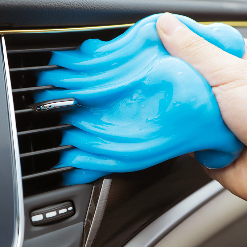 Gel de limpeza para detalhamento de carro Removedor de poeira m￡gica Gel Auto -ar Ventro Interior Home Office Teclado Teclado Ferramenta com bolsa ou pacote de caixa