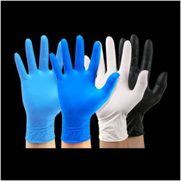 Gants De Nettoyage Gants Jetables Gant En Nitrile De Protection Imperméable Et Anticorrosion 100Pcs / Lot Outils De Nettoyage 94 N2 Dr Dhgarden Dhib9