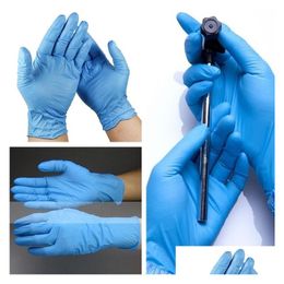 Reinigingshandschoenen Wegwerp nitrillatex 3 soorten specificaties Optioneel antislip antizuur B-klasse rubberen handschoen Drop Delivery H Dh5X2