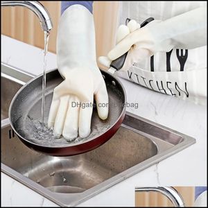 Reiniging handschoenen latex handschoen punctie bescherming niet -stok wanten dragen olie scheuren resistent witte witte nitrilhandschoenen aankomst 3 2ad l1 dro dhv0l