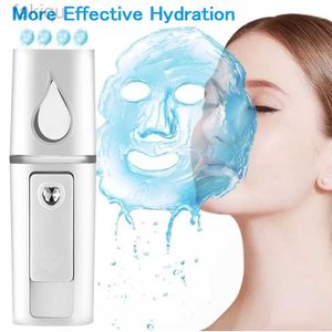 Nettoyage Mini Nano Spray Colder Facial Steam Humidificateur USB Charge Hydratage Hydratage Atomizer Tool de soins de beauté D240510