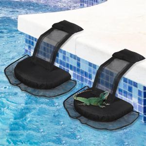 Limpieza de mascotas, perros, animales, rescate, rampa de escape, piscina, herramienta flotante de protección de animales para animales al aire libre, rana, ardilla, piscina