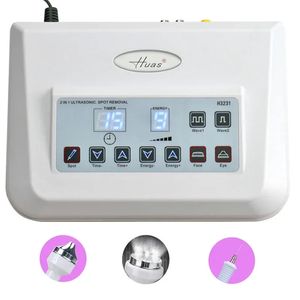 Outils de nettoyage Accessoires 3in1 Masseur à ultrasons Appareil de soins de beauté Machine à ultrasons pour le visage Anti-âge Rides des yeux Nettoyant pour la peau Outil d'élimination des taches 231204