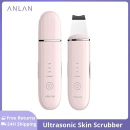 Accessoires voor schoonmaakgereedschap ANLAN Ultrasone huidscrubber Limpieza Poriënspatel EMS Lifting Mee-eter verwijderen Ultrasone gezichtspeeling Ultrassonico 231130