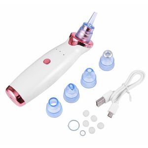 Outils de nettoyage Accessoires Blackhead Face Skin Aspirateur Pore Cleaner 5 Aspiration Acné Pimple Removal Tool Mini Facial Steamer Drop Ship Dhp7V