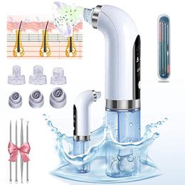 Outils de nettoyage Accessoires Blackhead Remover Pore Aspirateur Électrique Micro Petite Bulle Machine De Nettoyage USB Dispositif De Beauté Rechargeable 231201