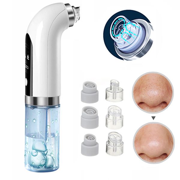 Outils de nettoyage Accessoires Blackhead Remover Pore Vacuum Face Cleaner Électrique Pimple Black Head Removal USB Rechargeable Water Cycle Cleaning Tools 230824