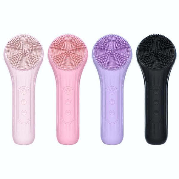 Outils de nettoyage Accessoires Nettoyant pour le visage électrique Sonic Brosse nettoyante en silicone Masseur vibrant à ultrasons Mini Pore Deep 230614