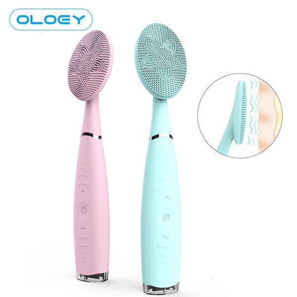 Outils de nettoyage Accessoires Brosses de nettoyage soniques électriques Silicone Visage Masseur Ascenseur Outil de nettoyage Blackhead Remover Brush for Drop 230517