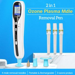 Strumenti per la pulizia Accessori est 2 IN 1 Ozone Plasma Pen Face Eye Lifting Fibroblast Skin Mole Dark Spot Wart Freckle Remover Beauty Machine 230607