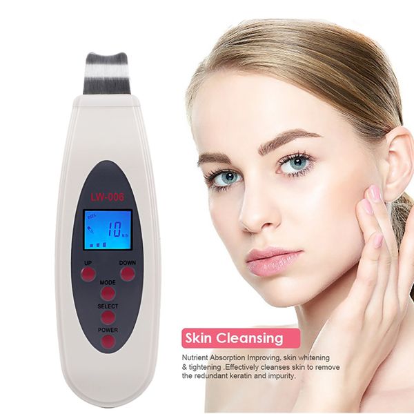 Herramientas de limpieza Accesorios Limpiador ultrasónico de alta calidad Limpiador facial Eliminación de acné Spa galvánico Ultrasonido Peeling Clean Tone Lift 230608