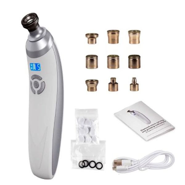 Outils de nettoyage Accessoires Accueil Soins de la peau Appareil de beauté Diamant Dermabrasion Enlèvement Cicatrice Acné Pore Peeling Machine Masseur Microdermabrasion 231213