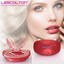 Outils de nettoyage Accessoires LESCOLTON Lip Plumper Device LED Red Light Therapy Lip Plumper Device Silicone Lip Enhancer Lip Care Tools Rechargeable Home Use 231202