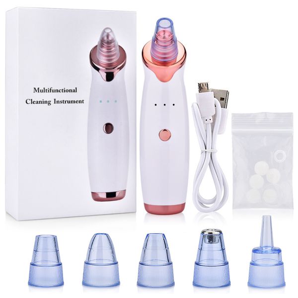 Outils de nettoyage Accessoires Microdermabrasion Dissolvant de points noirs Aspiration sous vide Visage Pimple Acné Comédon Extracteur Pores Nettoyant Soins de la peau 230608