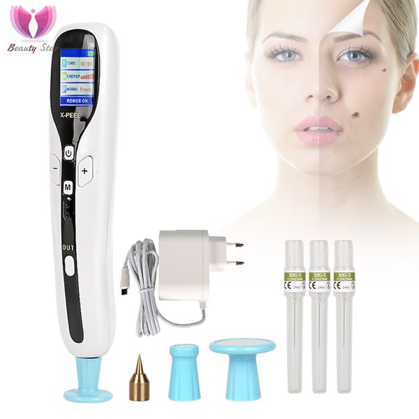 Outils de nettoyage Accessoires Ozone Plasma Pen Freckle Remover Machine LCD Mole Removal Dark Spot Skin Wart Tag Tattoo Remaval Tool Beauty Salon 230613