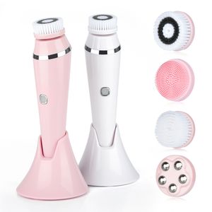 Outils de nettoyage Accessoires Brosse de nettoyage en silicone Élimination de l'acné Massage du visage Soins de la peau Nettoyant électrique Sonic Nettoyage du visage Points noirs Supprimer 230327