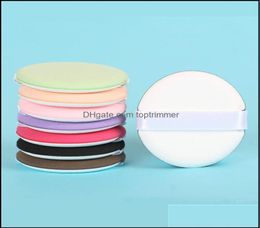 Herramientas de limpieza Accesorios Dispositivos para el cuidado de la piel Salud Belleza Polvo facial Base Puff Profesional Forma redonda Portátil Daq2671498