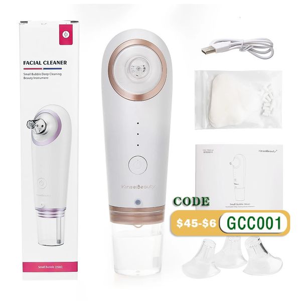 Outils de nettoyage Accessoires Petite bulle Machine à enlever les points noirs Cycle de l'eau Nettoyage des points noirs Électrique Nettoyage en profondeur du visage Soins de la peau Appareil de beauté 231128